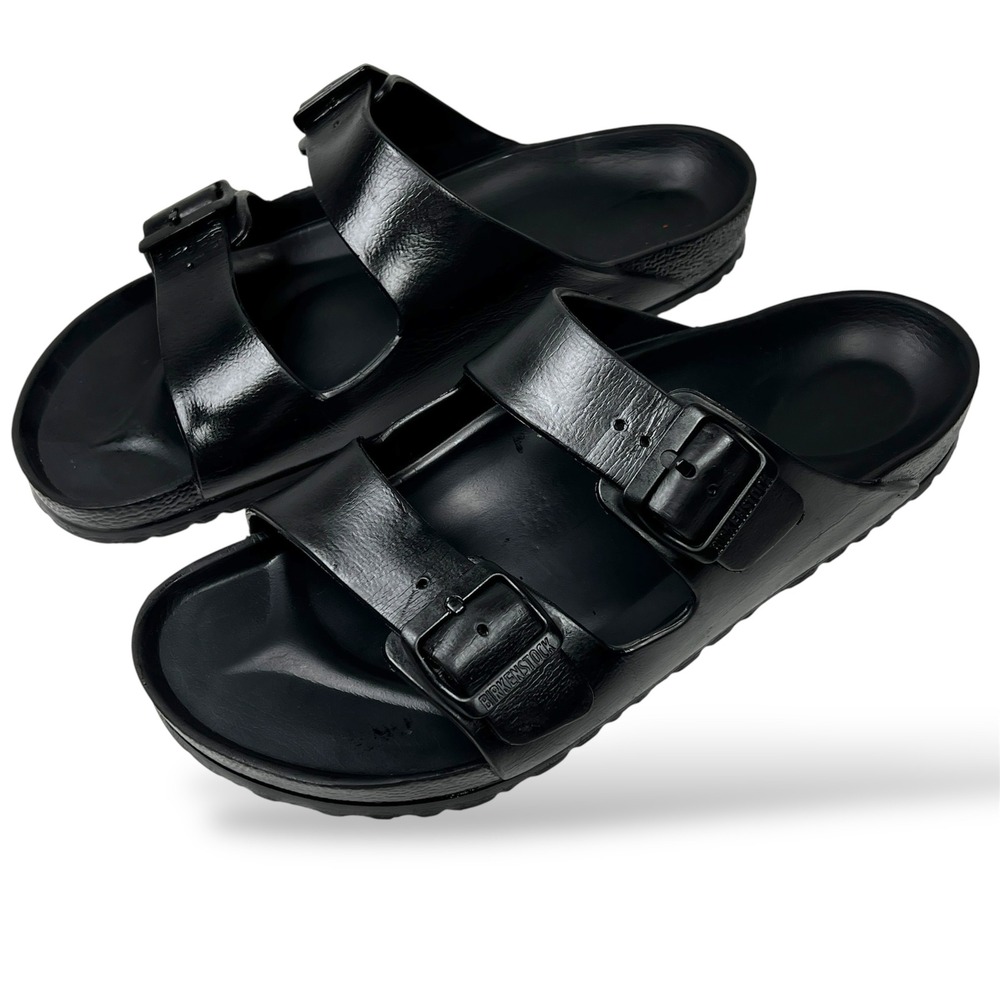 Birkenstock Black Two-Strap EVA Sandals